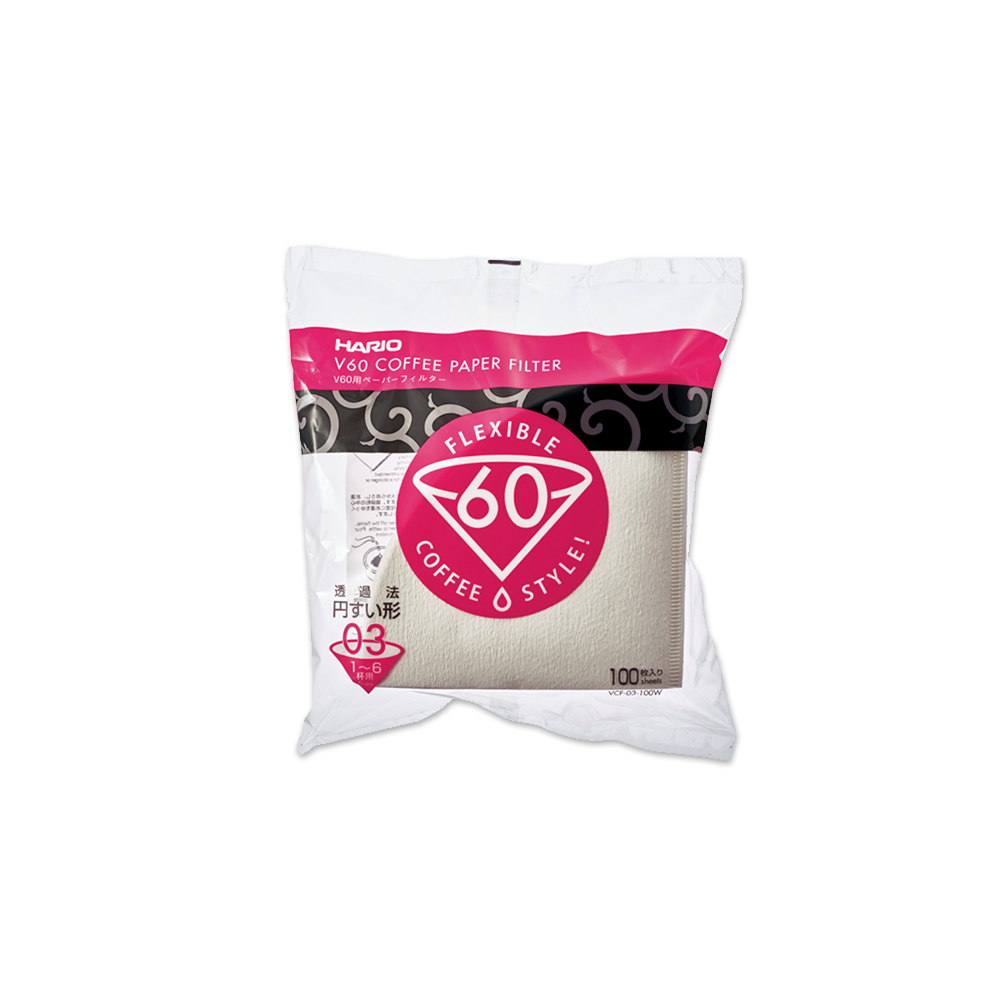 Hario V60 Pour Over Filters - 100 Pack